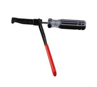 Zilimontt Stainless Steel Lock Nut Valve Adjustment Tool with 10mm Slotted Socket and 1/4 Inch Hex Drive for Japanese Car Engines