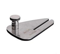 Zilimontt Stainless Steel Punching Plate,Punching Aid Plate,Leather Stitching Punching Aid Plate For Pulling Up Pricking Iron Lacing Chisel