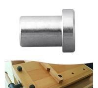 Zilimontt Stainless Steel Workbench Peg Brake Stops Clamp 19/20mm Limit Block for Woodworking with Squared Clamping Pad, Fits Standard Bench Holes for Routing, Cutting(20mm)