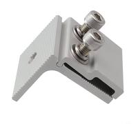 Zilimontt Standing Seam Clamp for Solar Panel Mounting on Metal Roofs, Aluminum Alloy with Stainless Steel Screws and Washers, Pre-Assembled, 45 x 52 mm(4pcs)