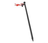 Zilimontt Steel Tent Stakes for Camping, Beach & Canopy - 20/25/30/40 cm Heavy-Duty Ground Nails with Rope, Rust-Resistant, Suitable for Hard or Stony Terrain(40cm)