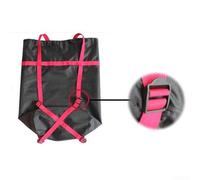 Zilimontt Stuff Sack for Sleeping Bags - Heavy-Duty Anti-Tear Oxford Nylon Storage Bag with Spring Buckle & Adjustable Pull Strap, Double-Layer Webbing,(Large)