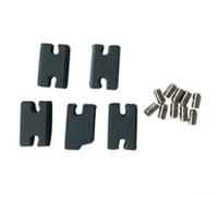 Zilimontt Surfboard Fin Compatibility Kit for FCS2 Fin Box - Plastic and Metal Tail Fin Adjuster with Bolts, 5-Piece Set for Surfing Accessories