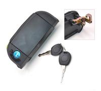 Zilimontt T4 Bus Front Outer Door Handle Set - Left and Right Side with Lock and Keys - Plastic and Metal - 17x9x8cm - OEM 701837205 701837206(Front left)