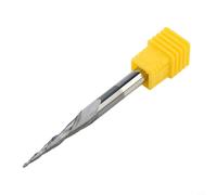 Zilimontt Taper Ball Nose End Mill Cutter HRC55 R0.5 Radius 6mm Shank 30.5mm Cutting 75mm Overall Length Steel Alloy Coated 4.68° Single Side Angle 2-Flute for for CNC