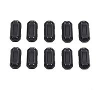 Zilimontt TDK Ferrite Core Noise Suppressor Filter Rings 10 Pack, Clip-On RFI Noise Filter for for USB, Powerline, Audio, Video, Coaxial Cables, Fits 3.5mm-13mm Diameter(7mm)
