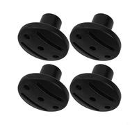 Zilimontt Tent Pole Puncture Proof Cap Set, Anti-Rust ABS Non-Slip Tips for for Canopy, Awning, Pyramid Tent or Boat Cover Support Poles, Punctures and Improves(4pcs)