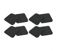 Zilimontt Treadmill Mat Set of 6 or 8, Silicone Anti-Slip Pads for Gym Equipment, Elliptical Machine Shock Absorber and Noise Reduction Cushions, Long lasting Wear-Resistant(8pc)