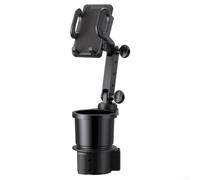 Zilimontt Two-in- Car Cup Holder with Removable Phone Stand for Mobile Devices up to 97mm Wide and Beverage Containers Under 73mm Diameter, Fit for Most Vehi