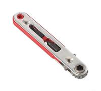 Zilimontt Two-Way Ratchet Screwdriver Set with Magnetic Right Angle Corner Bend for Narrow Spaces, Alloy Steel Construction and Heat Treatment(D)