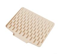 Zilimontt Upgrade Dish Drying Mat, Silicone Draining Board Mat, Heat Resistant Dish Draining Mat for Kitchen,Non-Slip Silicone Trivet,Table Mat,Pot Holder,Placemat,Spoon Rest, Coaster(Beige)