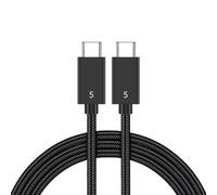 Zilimontt USB Cable, For Thunderbolt5 80Gbps Cable, For 16K Video Streaming And Dual 8K6K Displays With Efficient Power Delivery(100cm)
