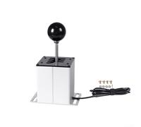 Zilimontt USB Emulator Gear Shifter 6+R 7+R for G29 G27 G920 and For Thrustmaster T300, Metal Racing Simulator Transmission with Knob for ETS WRC Games on PC(6-speed)