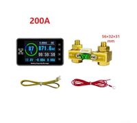 Zilimontt VA9910 3.5 Inch Color LCD Battery Coulomb Meter with Wireless Connectivity and for SD Card Data Logging for RV Forklift 8-120V(B)