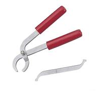 Zilimontt Valve Stem Seal Pliers,Valve Adjustment Tool Set Removal Tool Plier, with Unique Wedges for Spacer Shim Replacement Steel Construction