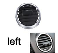 Zilimontt W164 ML350 GL350,for Dashboard Air Vent Outlet Panel ABS Plastic,Interior Replacement Part for GLE GLS,Left Right Middle Black Brown Grey(Left Black)