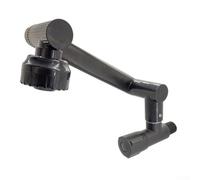Zilimontt Wall Mounted 1080° Single Cold Rotating Shower Kitchen Sink Faucet with 360° Horizontal Rotation and Stainless Steel Construction for Countertops and(Gray)