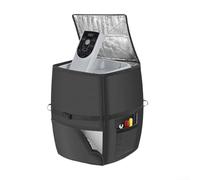 Zilimontt Waterproof And Tear Resistant Spa Heater Pump Cover Featuring Three Adjustable Nylon Straps And Side Buckle For Strong Wind Stability And Equipment Longevity(A)