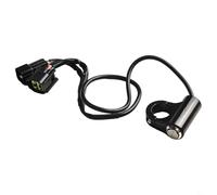 Zilimontt Waterproof Headlight Kill Switch On/Off Control for for Talaria Sting R MX4 Electric Dirt for for Bike, 6061 Aluminum Alloy and PP, Fits 22mm Handlebars,