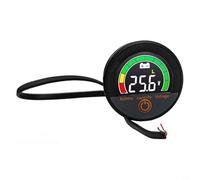 Zilimontt Waterproof IP67 Battery Capacity Voltage Meter with Backlight for 12V 24V 48V 60V 84V Lithium and -Acid Batteries, Digital LCD Display with Low