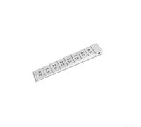 Zilimontt Welding Wedge Feeler Gauge Gap Measuring Tool 0.2-4mm 0.5-10mm 1-10mm Carbon Steel Chrome Plated for Construction Automotive Industrial Applications(1-5mm)