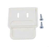 Zilimontt White Garage Door Bracket Mount,for Ring Alarm Contact Sensor 2nd Generation,Plastic Construction,for Enhanced Home Security and DIY Installation