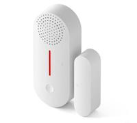 Zilimontt WiFi Anti-Theft Door and for for Window Magnetic Sensor with Adjustable 100dB Sound and Light Alarm, App Remote Control, Low Battery Reminder, History Log,