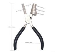 Zilimontt Wire Bending Pliers with Stainless Steel and Multi-Size Loops for Craft and Jewelry Making, Compatible with 13mm, 17mm and 22mm Wire Diameters
