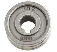 Zilimontt Wire Feed Roller Guide Wheel 0.6/0.8/1.0 mm Chrome Vanadium Steel Drive Roll Assembly Compatible with MIG/MAG Welders, V-Groove and U-Groove Design for for Carbon(U1.0-1.2)