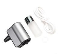 Zilimontt Wireless Car Aroma Diffuser, 10ml Essential Oil Capacity, Auto On/Off with Car, Aluminum Alloy Air Vent Clip, Mini Air Freshener for Car