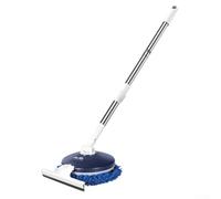 Zilimontt Wireless Electric Spin Mop Cleaner Automatic 2-in-1 for Car and Home Use with Telescopic Rod and Dry Wet Dual Function in (Upgraded + wiper)