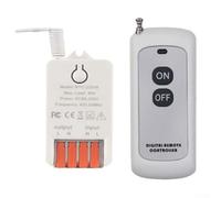 Zilimontt Wireless Motor Controller Remote Switch AC 90-250V 16A Forward Reverse Control with RF Remote for for Linear Actuators Electric Curtains Garage Doors Lifting