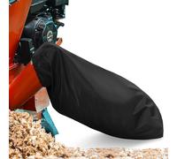 Zilimontt Wood Chipper Bag, 24 x 48 Inches, Leaf Shredder Chip Machine Bag, Reusable Heavy-Duty Large Capacity Dust Collection Bag, with Double Rope and Rope Locks for Garden Waste