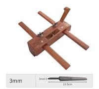 Zilimontt Wooden Grooving Planer Hand Tool with High-Speed Steel Bottom for Carpentry and Woodworking Projects, Suitable for Violins, Cellos and Guitars, 176x126x45mm(A)
