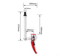 Zilimontt Woodworking Bench Dog Clamp 3/4 Inch 19mm Hole Ratchet Table Clamp Chrome Vanadium Steel 160x60mm Quick Release Self-Aligning Non-Marring Pad for Workbench(16mm)