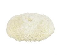 Zilimontt Wool Polishing Bonnet Pad 225mm 9 Inch Soft Wool Buffing Wheel for Furniture Car Vehicle Final Finish Compatible with Pneumatic and Electric Polisher