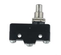 Zilimontt Z-15GQ-B SPDT Momentary Limit Switch with Push Button Plunger, Waterproof Dustproof Travel Switch, NO+NC Self-Reset, 15A 250V Brass Terminals for