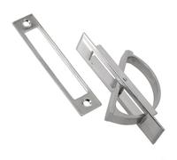 Zilimontt Zinc Alloy Floor Cabinet Recessed Flush Pull Cover Door for Tatami Invisible Handle(SKU)
