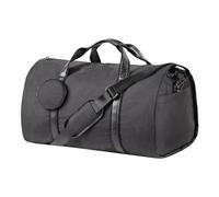Zilink Convertible Garment Bag with Shoulder Strap - 2 in 1 Hanging Suit Coat Business Travel Bags - Weekender Bag, Black, 43" Large Capacity Convertible