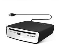 zilitol 505966 USB 2.0 Interface Car Radio CD/DVD Dish Box Player External Stereo for Android, Black