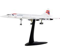 zilitol British Airways Concorde Supersonic Passenger Aircraft Model, 1/200 Scale, Exquisite Craftsmanship for Collection and Display with Detailed Design