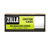 Zilla Critter Cage 40 Gallon Breeder Reptile Terrarium with Sliding Screen Top