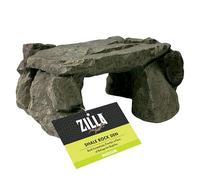 ZILLA Pet Reptile Terrarium Shale Rock Den Decor Grey Medium