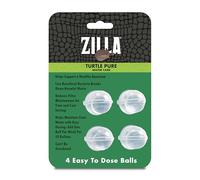 ZILLA Pet Turtle Pure, Water Care, Removes Sludge for a Balanced Aquatic Environment, Treats up to 10 Gallons