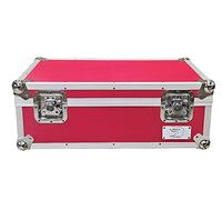 Zilla Red 7" LP Single Vinyl Record Aluminium DJ Flight Carry Case Holds 500 Tough Strong