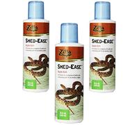 Zilla Reptile Health Supplies Shed-Ease Bath, 8-Ounce Bottles (3 Pack)