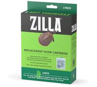 Zilla Reptile Terrarium Filter Replacement Cartridges, Large, 3-Pack
