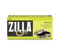 Zilla Rock Lair Terrarium Hideout, Extra Large, with Removable Top | Large snake hide, humid hide retains humidity for shedding and egg-laying, 13.5 x 9 x 6.25 in
