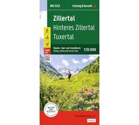 Zillertal, Hiking, Cycling & Leisure Map - 1:35,000 scale