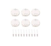 Zillesase Stepper Motor Repair Kit Gauges - 6 Motors + 10 Bulbs Kit Set | Includes six motors and ten bulbs; covers all six gauges in a typical instrument cluster, solving dead or jumpy readings.